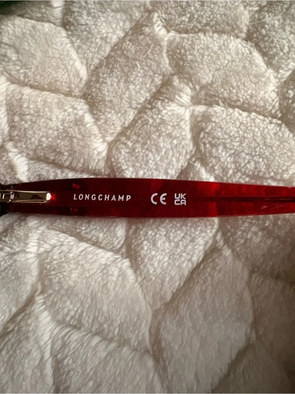 Longchamp (prescription) Translucent Red Tortoiseshell Eyeglasses
